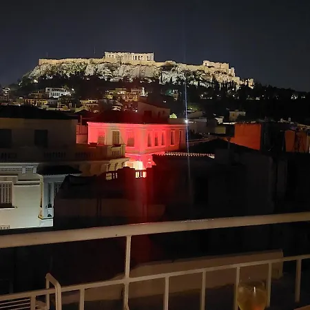 אתונה Luxury Apartment Overlooking The Citadel Of Tsakas מראה חיצוני תמונה
