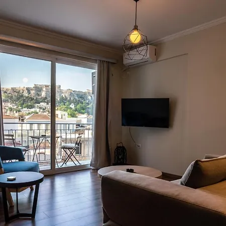 אתונה Luxury Apartment Overlooking The Citadel Of Tsakas מראה חיצוני תמונה